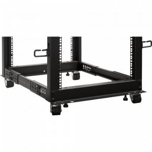 Depth adjustable four post rack